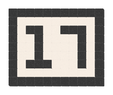 17 - Noir ardoise & Blanc pur