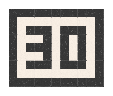 30 - Noir ardoise & Blanc pur